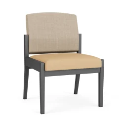Mason Street Steel Armless Guest Chair In Premium Upholstery