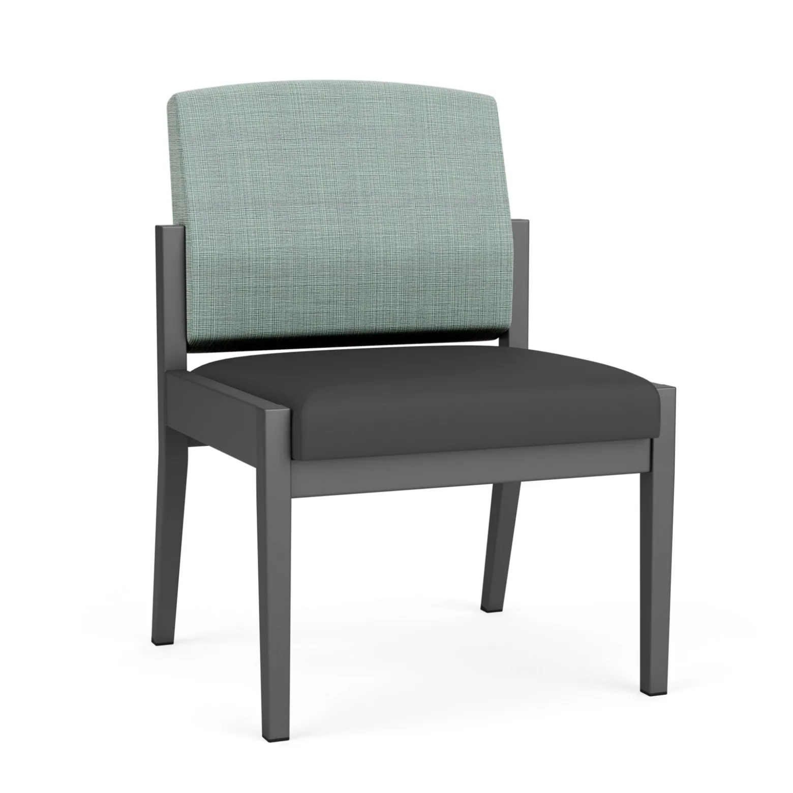 Mason Street Steel Armless Guest Chair In Premium Upholstery