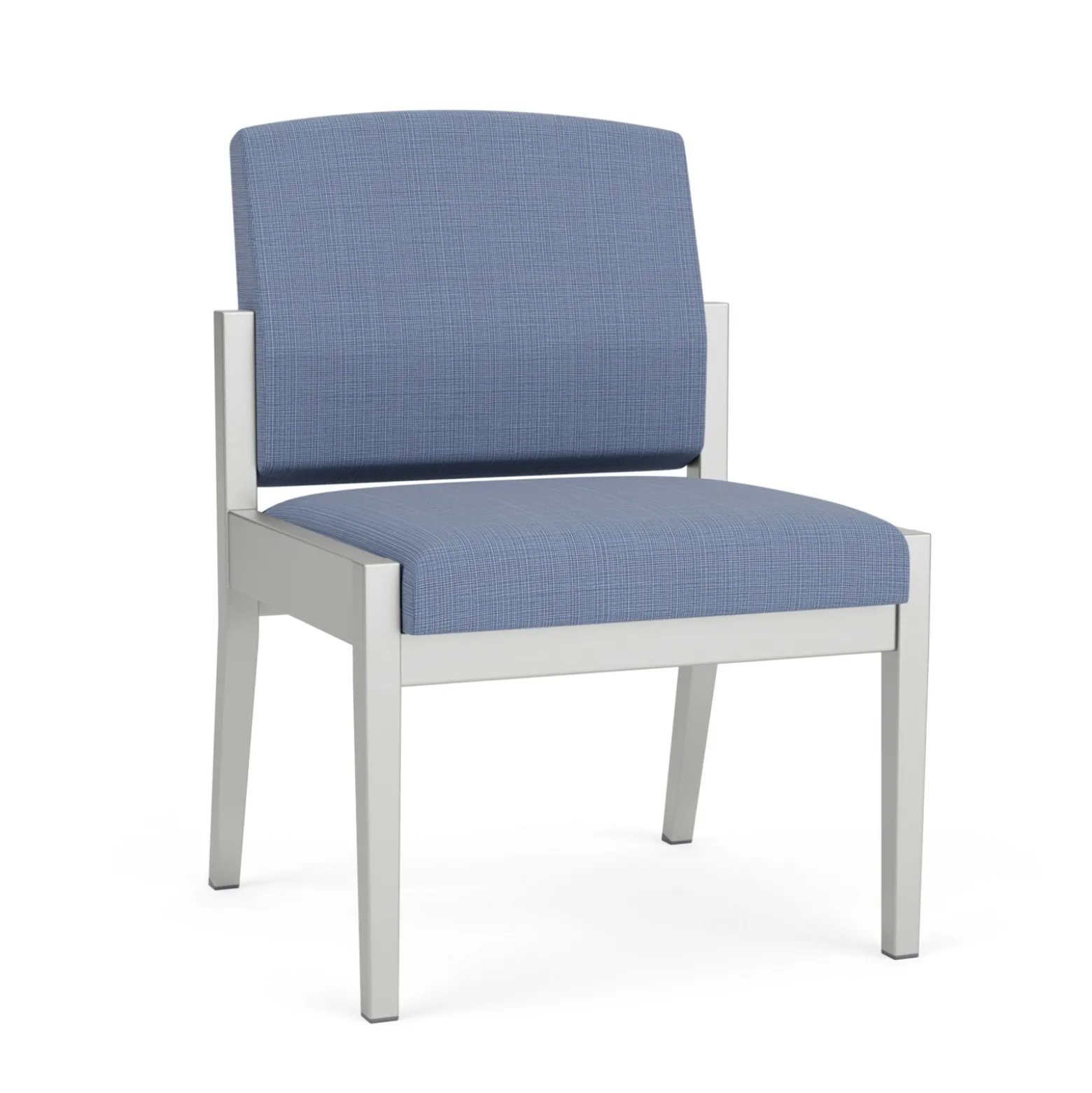 Mason Street Steel Armless Guest Chair In Premium Upholstery