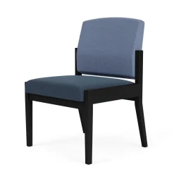 Mason Street Steel Armless Guest Chair In Premium Upholstery
