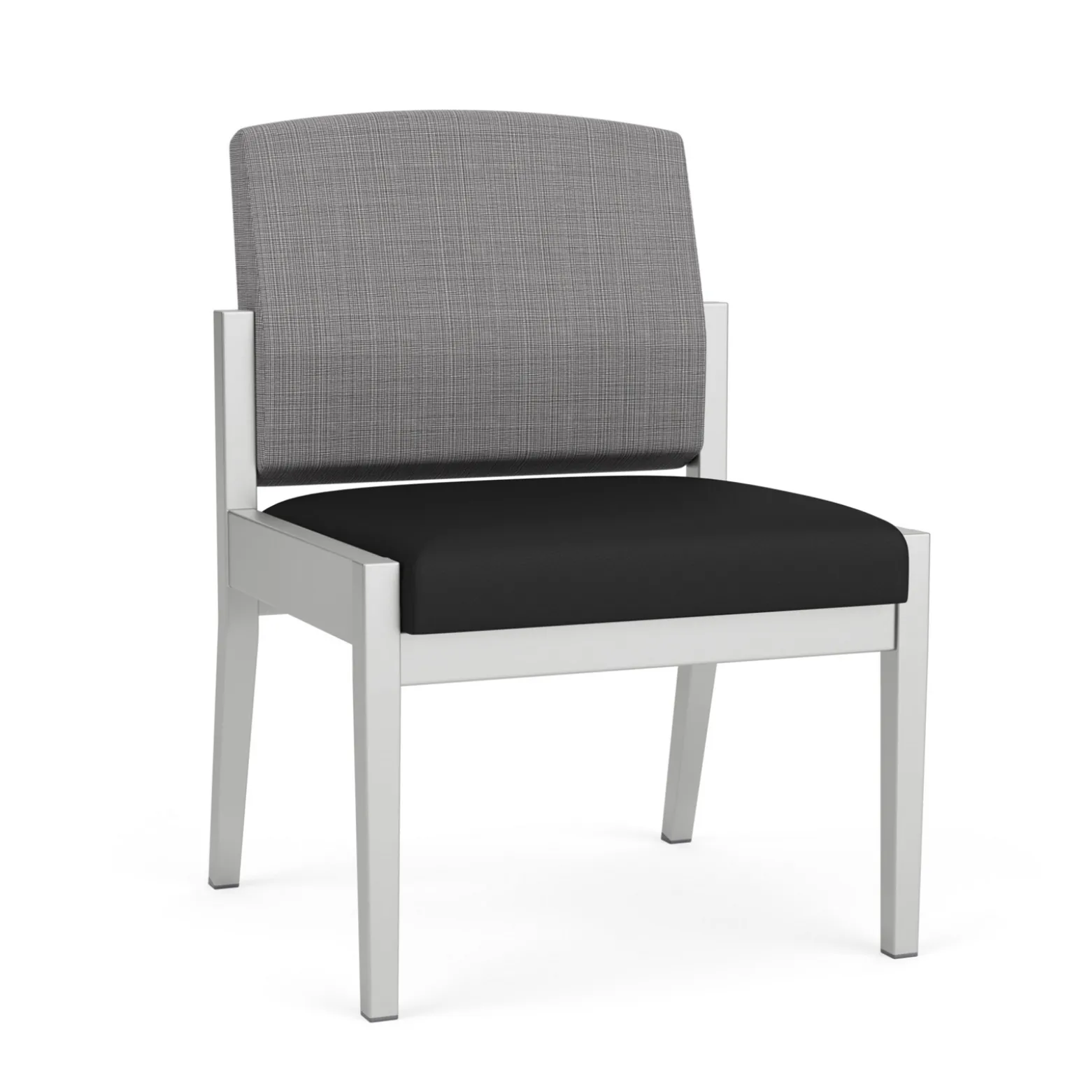 Mason Street Steel Armless Guest Chair In Premium Upholstery