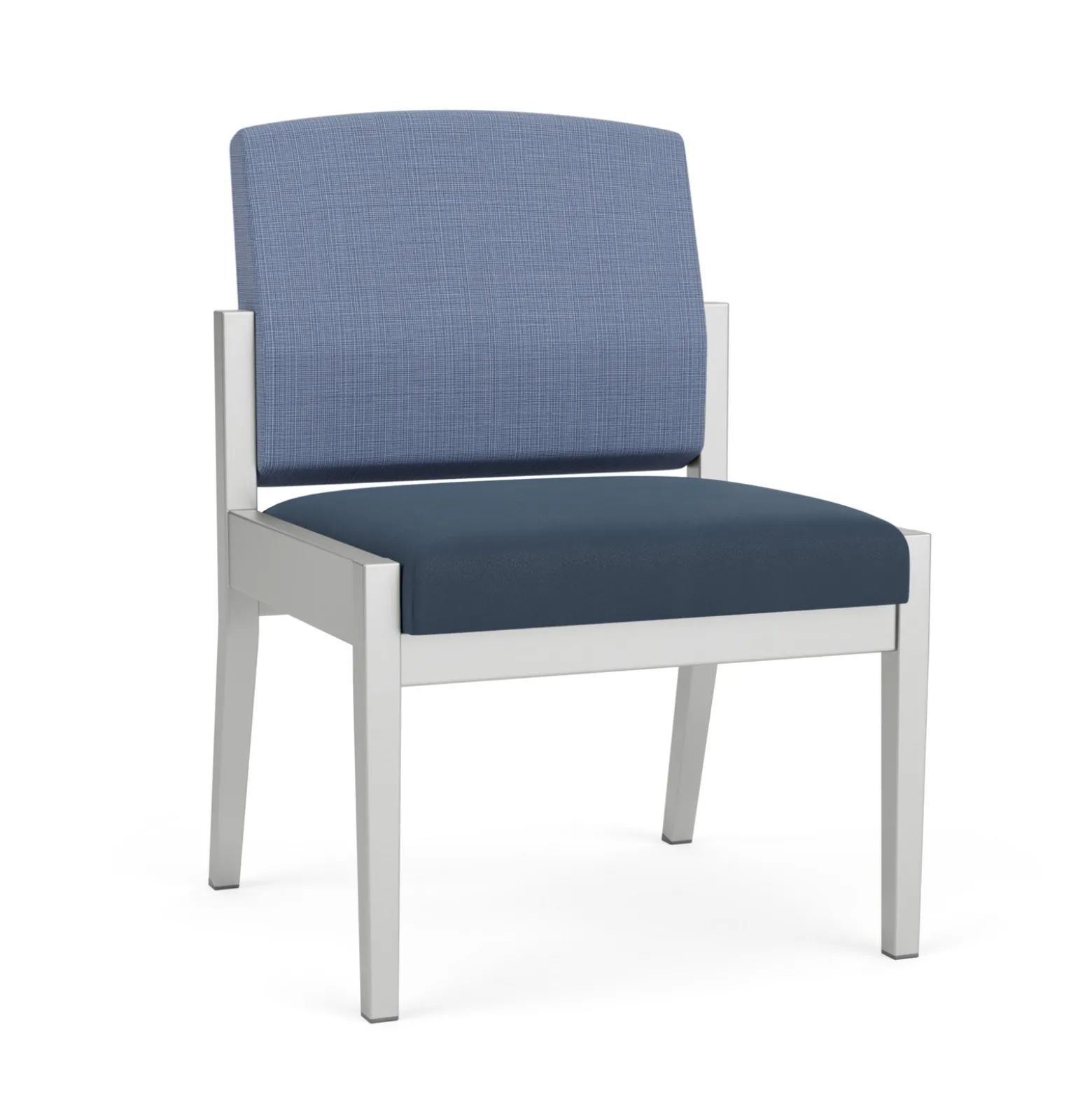Mason Street Steel Armless Guest Chair In Premium Upholstery