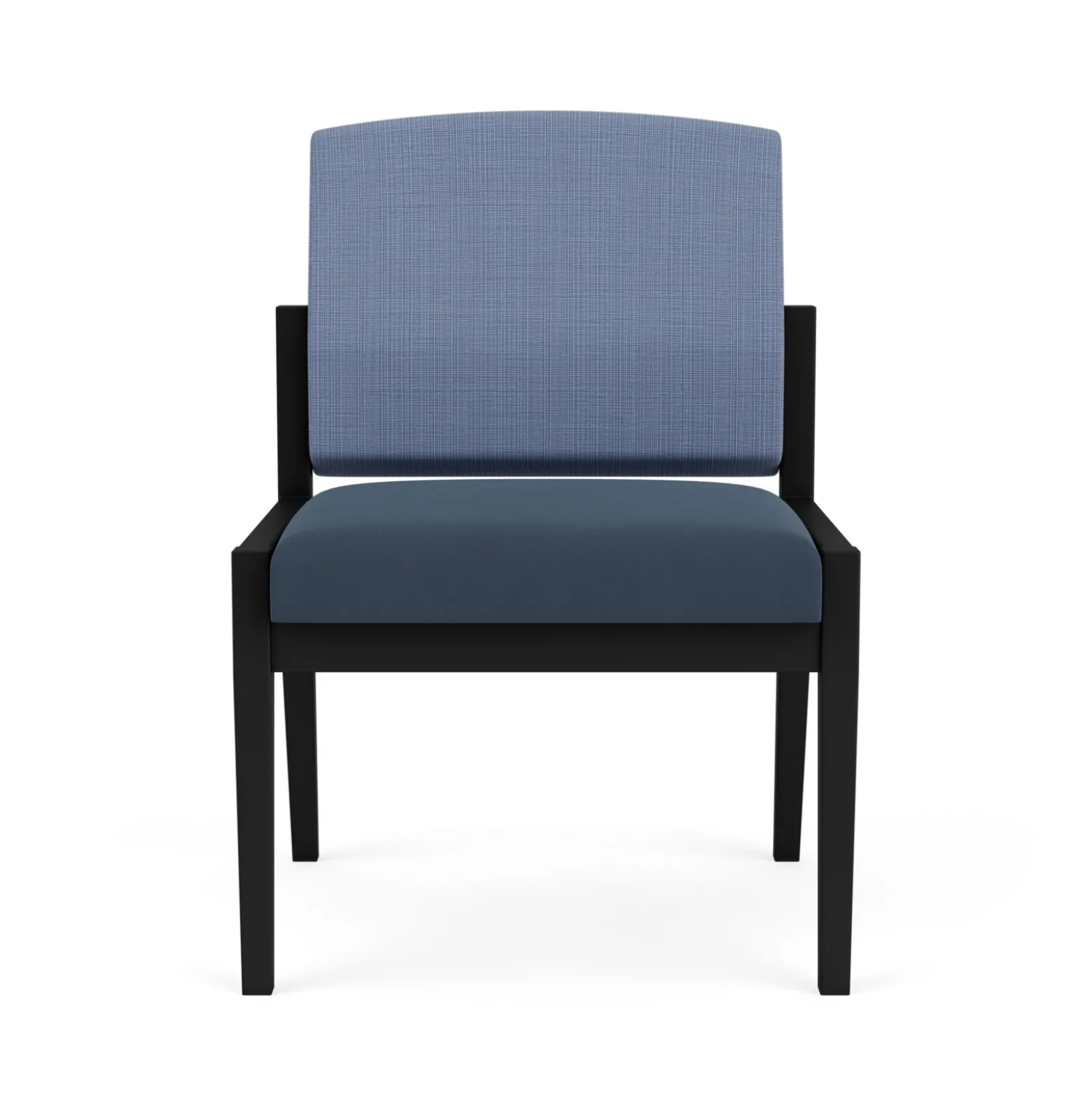 Mason Street Steel Armless Guest Chair In Premium Upholstery