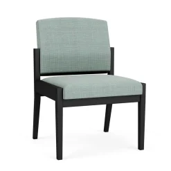 Mason Street Steel Armless Guest Chair In Premium Upholstery