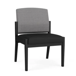 Mason Street Steel Armless Guest Chair In Premium Upholstery