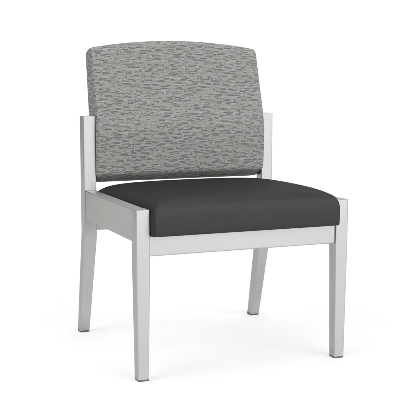 Mason Street Steel Armless Guest Chair In Standard Upholstery