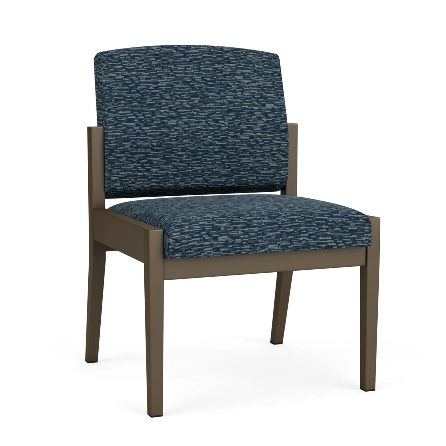 Mason Street Steel Armless Guest Chair In Standard Upholstery