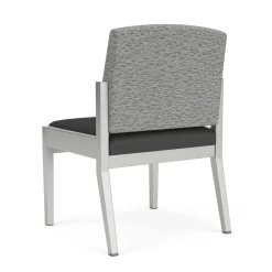 Mason Street Steel Armless Guest Chair In Standard Upholstery
