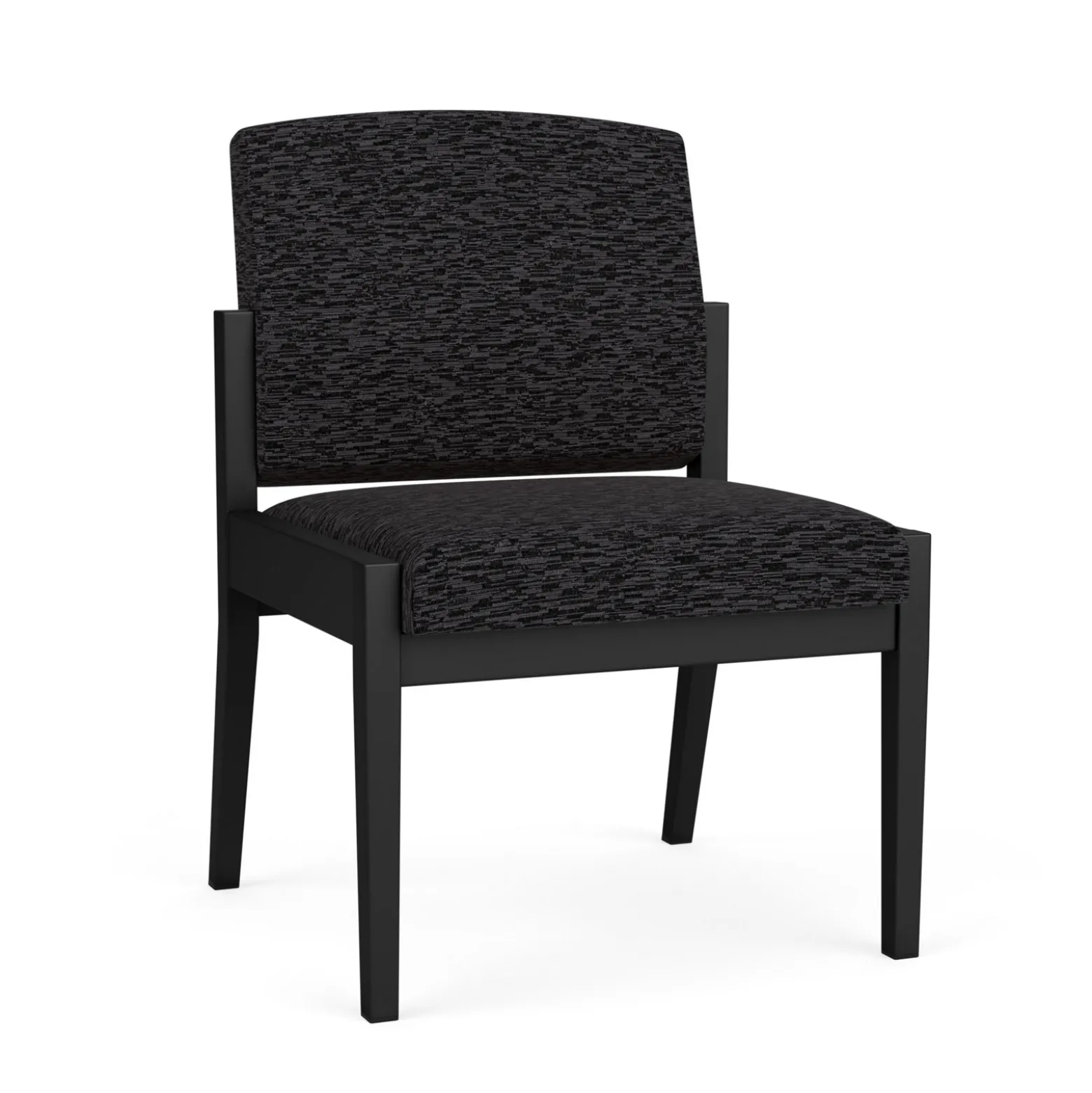 Mason Street Steel Armless Guest Chair In Standard Upholstery