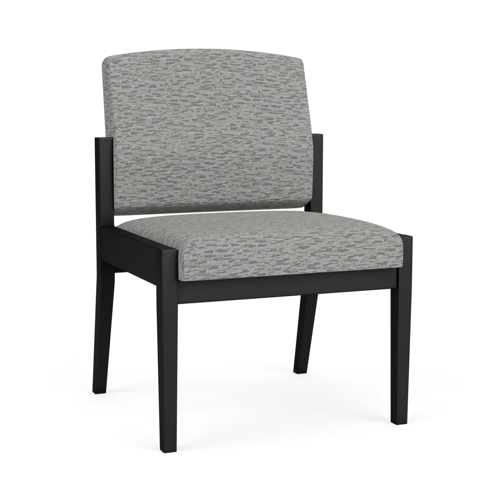 Mason Street Steel Armless Guest Chair In Standard Upholstery