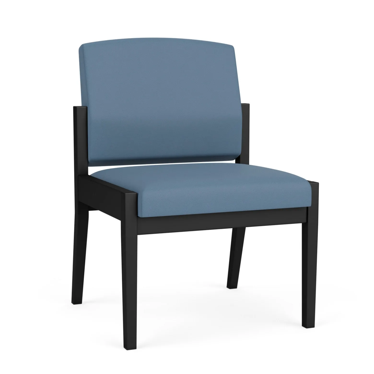Mason Street Steel Armless Guest Chair In Standard Upholstery