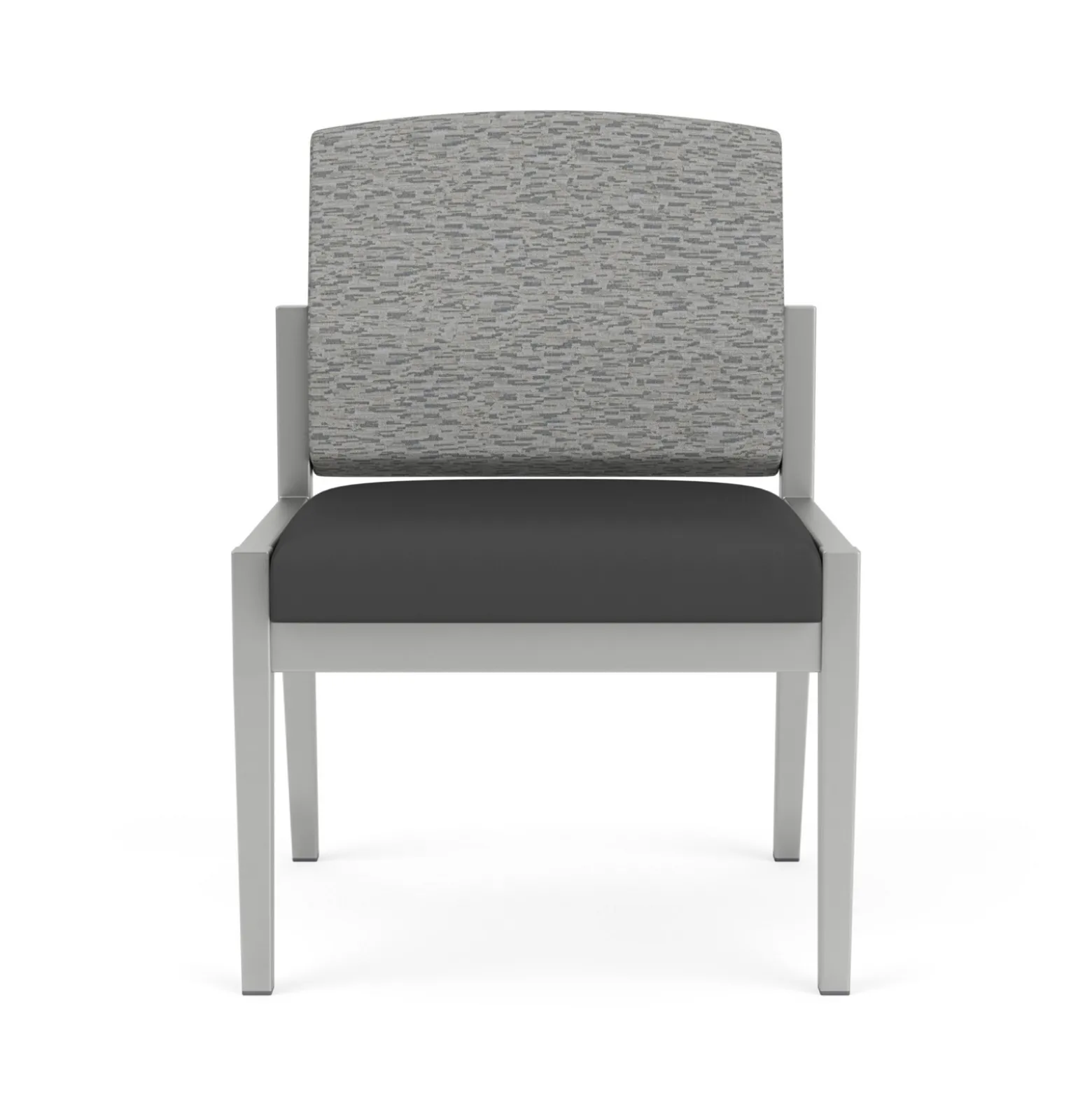 Mason Street Steel Armless Guest Chair In Standard Upholstery