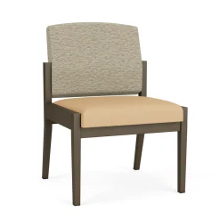 Mason Street Steel Armless Guest Chair In Standard Upholstery