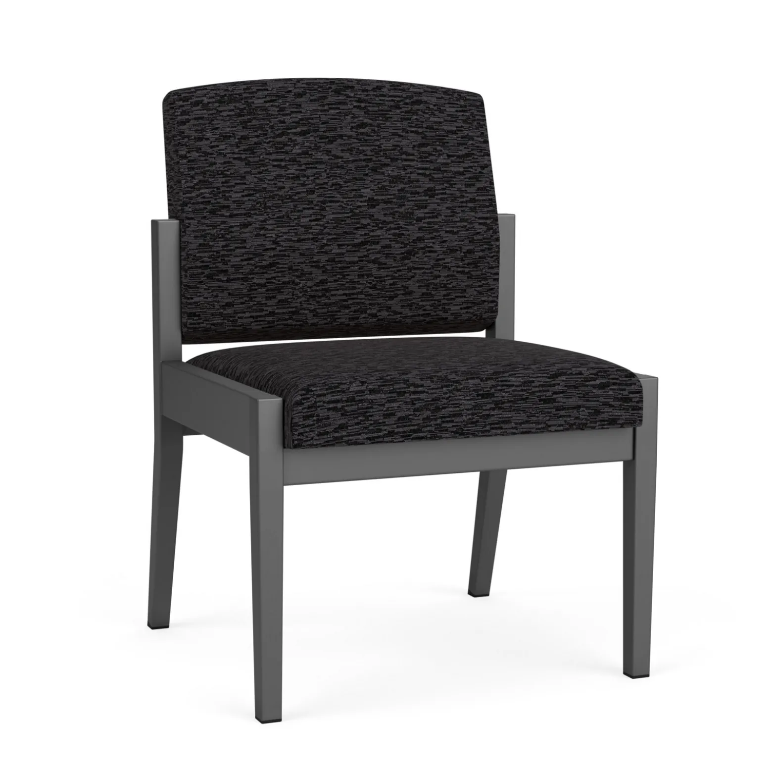 Mason Street Steel Armless Guest Chair In Standard Upholstery