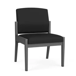 Mason Street Steel Armless Guest Chair In Standard Upholstery