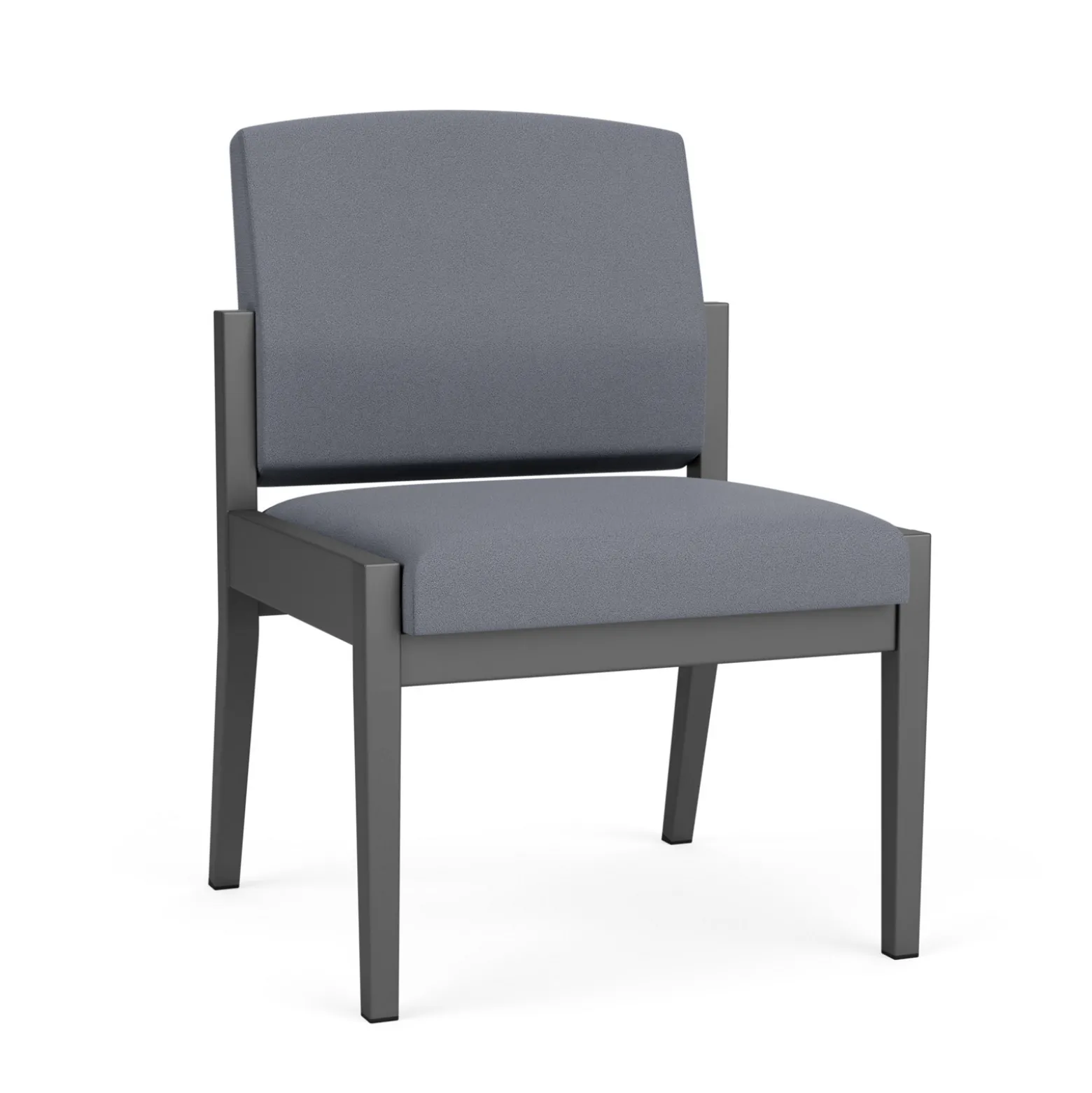 Mason Street Steel Armless Guest Chair In Standard Upholstery