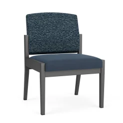 Mason Street Steel Armless Guest Chair In Standard Upholstery