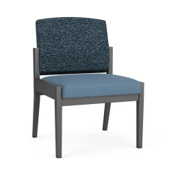 Mason Street Steel Armless Guest Chair In Standard Upholstery