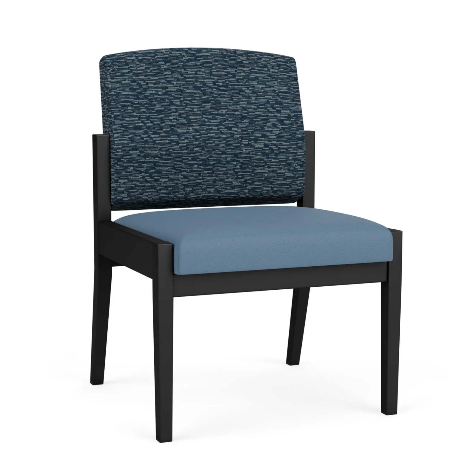 Mason Street Steel Armless Guest Chair In Standard Upholstery