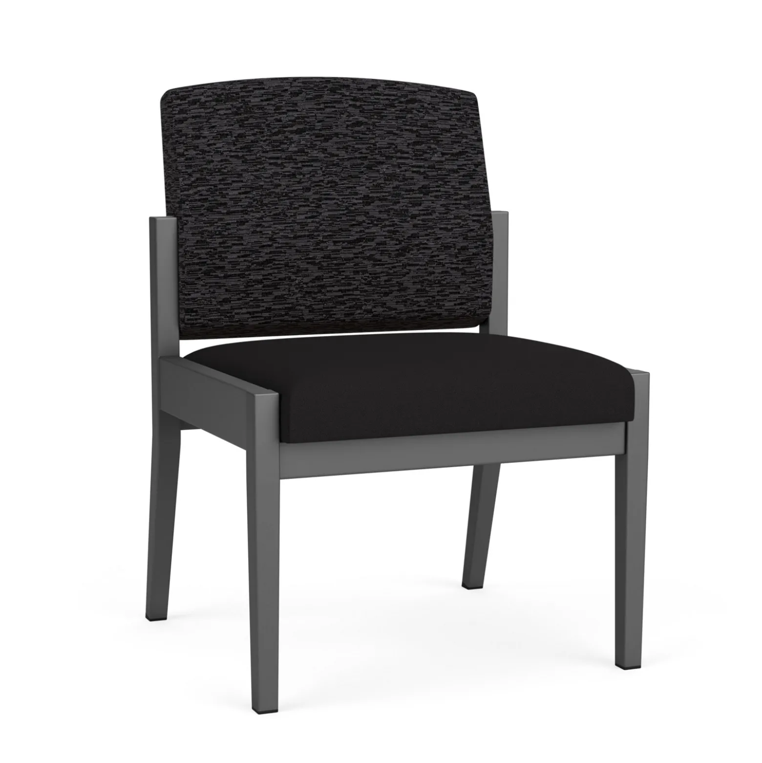 Mason Street Steel Armless Guest Chair In Standard Upholstery