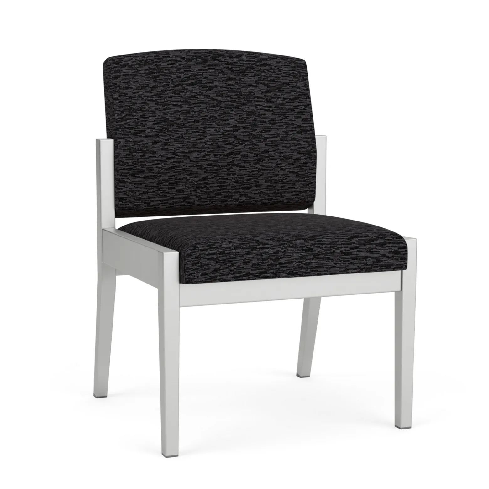 Mason Street Steel Armless Guest Chair In Standard Upholstery