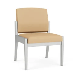 Mason Street Steel Armless Guest Chair In Standard Upholstery
