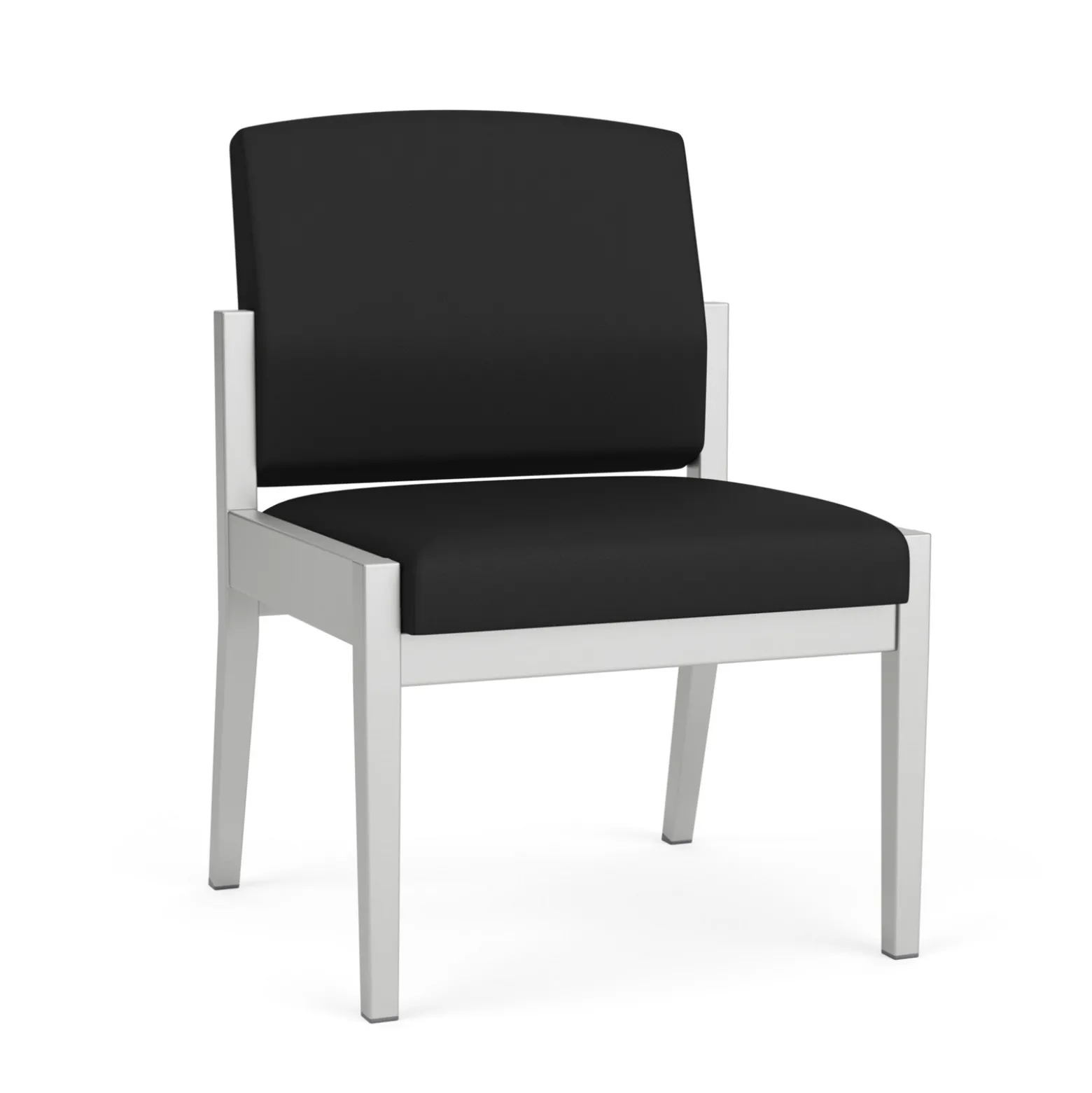 Mason Street Steel Armless Guest Chair In Standard Upholstery