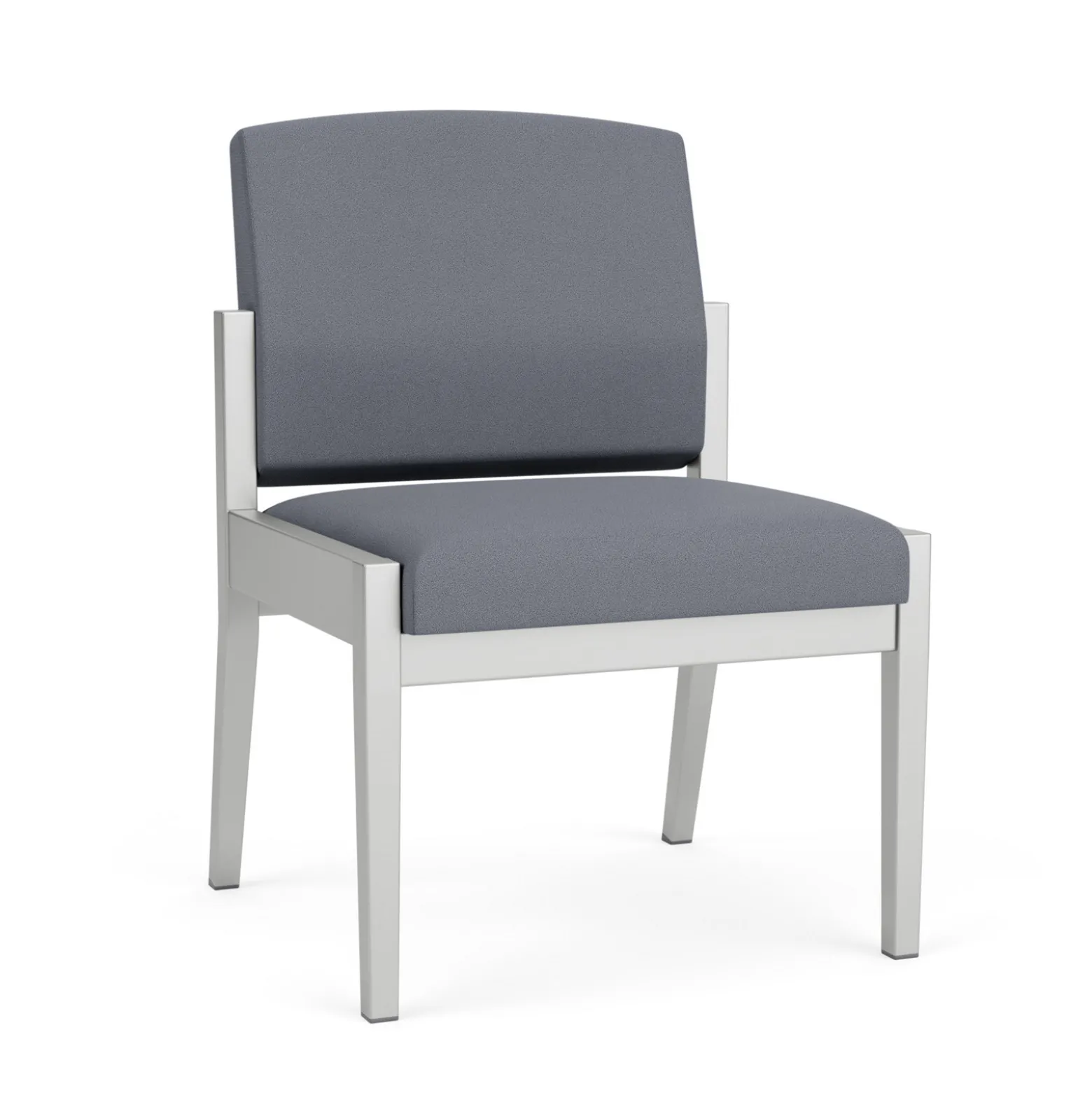 Mason Street Steel Armless Guest Chair In Standard Upholstery