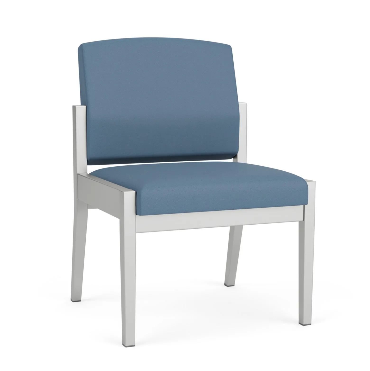 Mason Street Steel Armless Guest Chair In Standard Upholstery