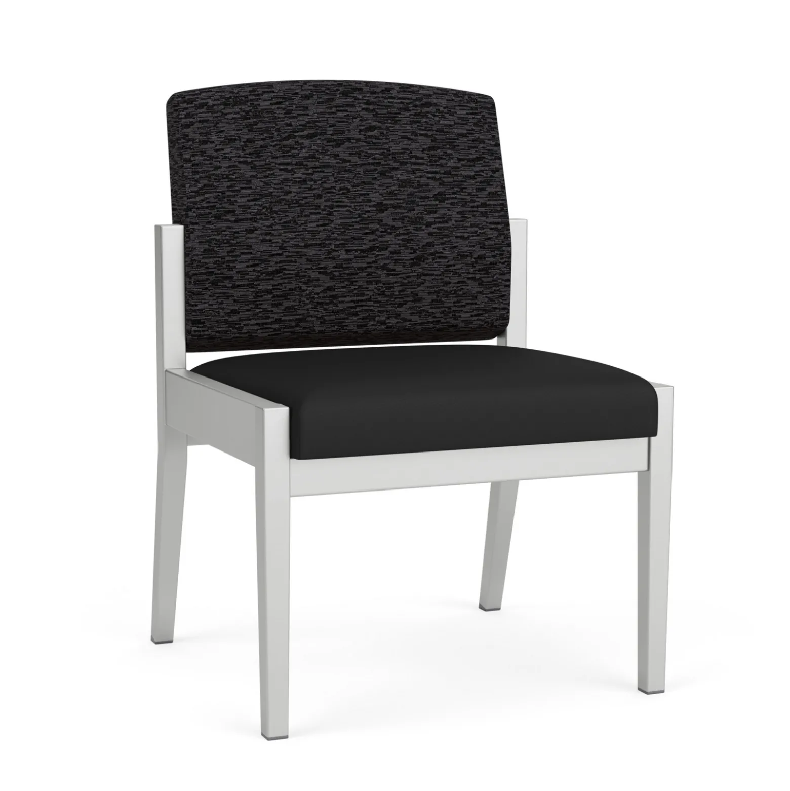 Mason Street Steel Armless Guest Chair In Standard Upholstery