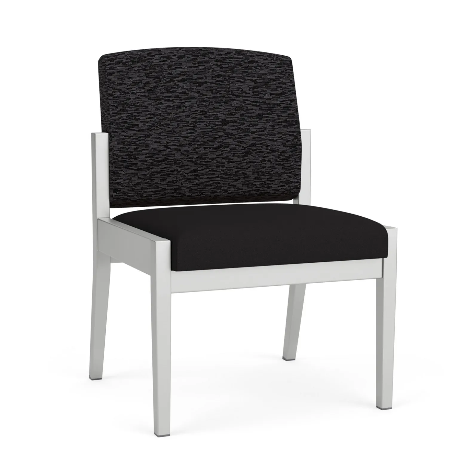 Mason Street Steel Armless Guest Chair In Standard Upholstery