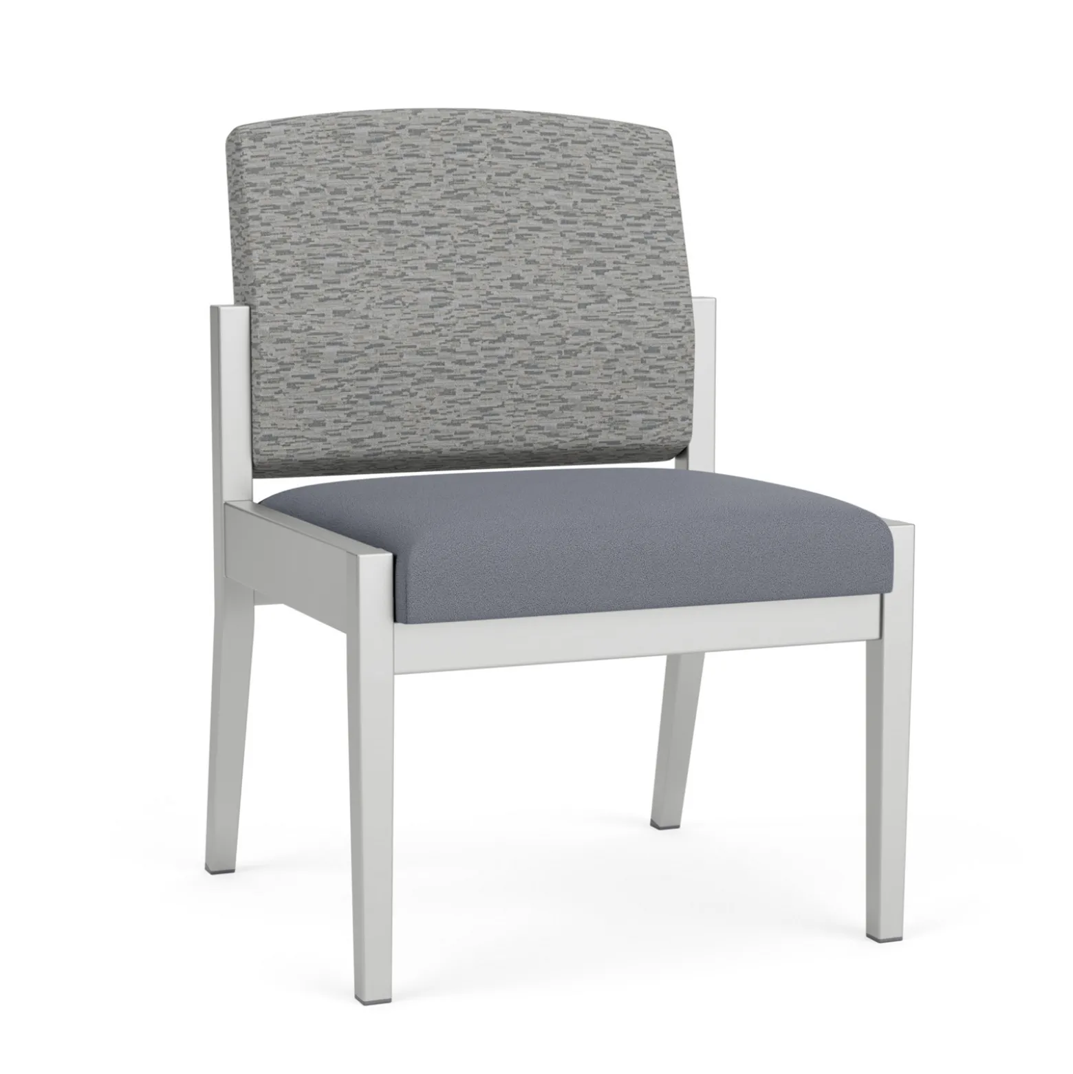 Mason Street Steel Armless Guest Chair In Standard Upholstery