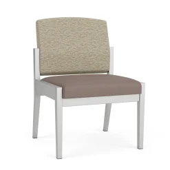 Mason Street Steel Armless Guest Chair In Standard Upholstery