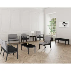 Mason Street Steel Oversize Patient Chair in Premium Upholstery