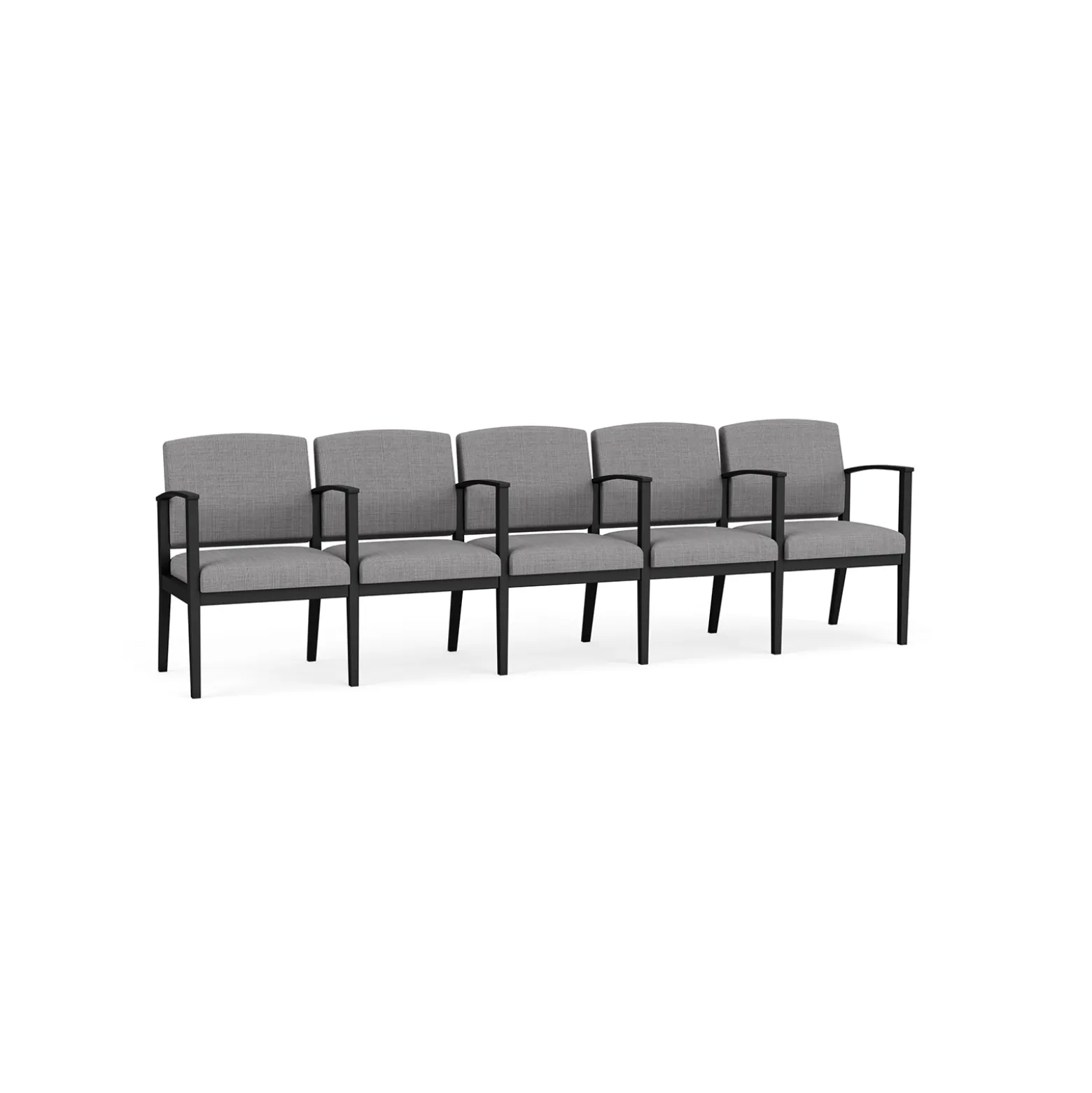 Mason Street Steel 5-Seater With Center Arms In Premium Upholstery