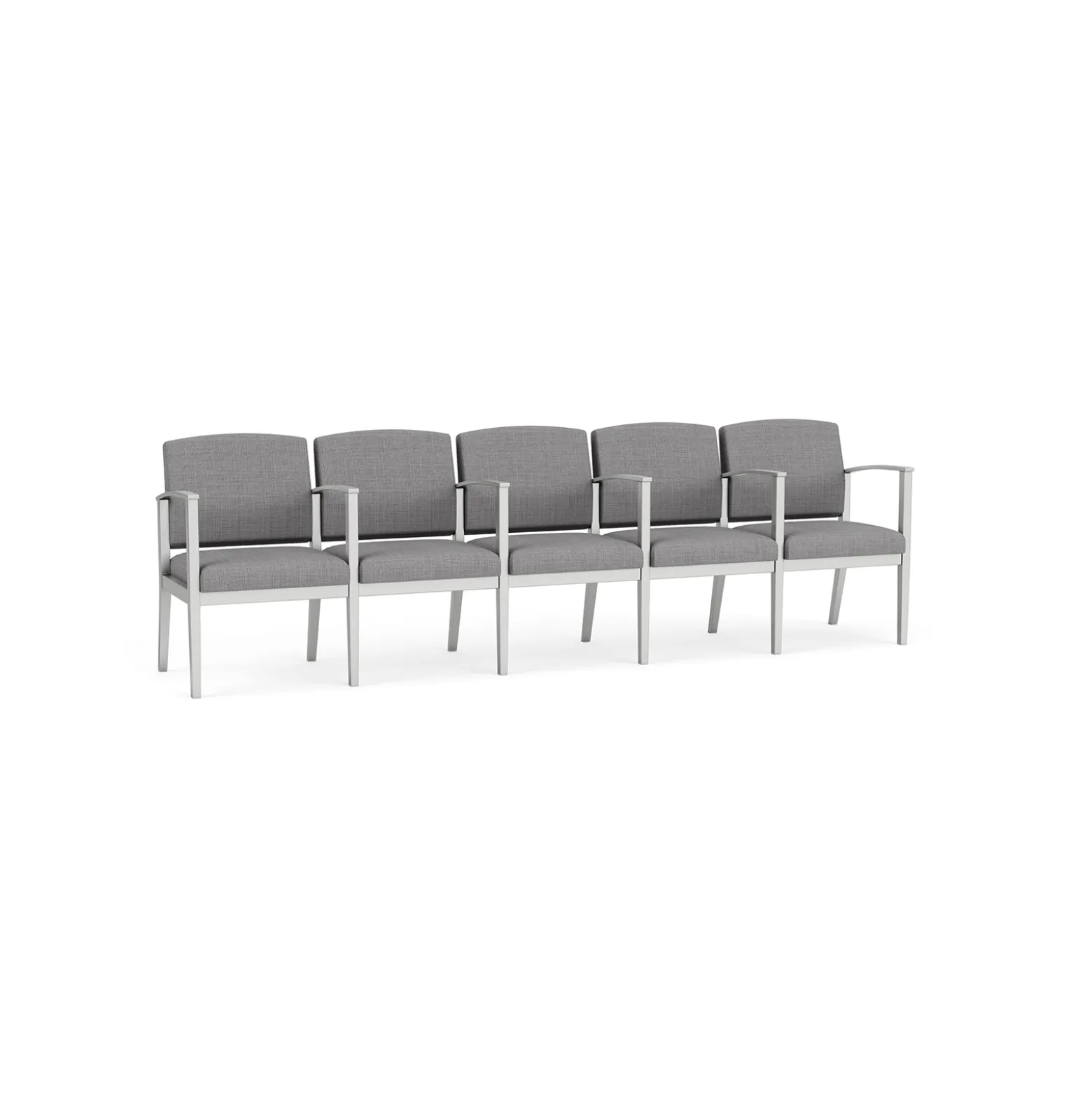 Mason Street Steel 5-Seater With Center Arms In Premium Upholstery