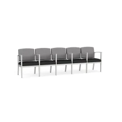 Mason Street Steel 5-Seater With Center Arms In Premium Upholstery