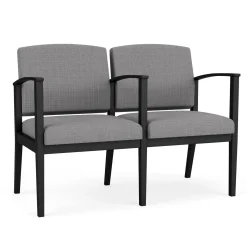 Mason Street Steel 2-Seater With Center Arm In Premium Upholstery