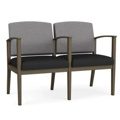 Mason Street Steel 2-Seater With Center Arm In Premium Upholstery