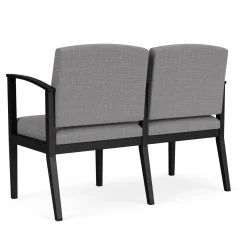 Mason Street Steel 2-Seater With Center Arm In Premium Upholstery