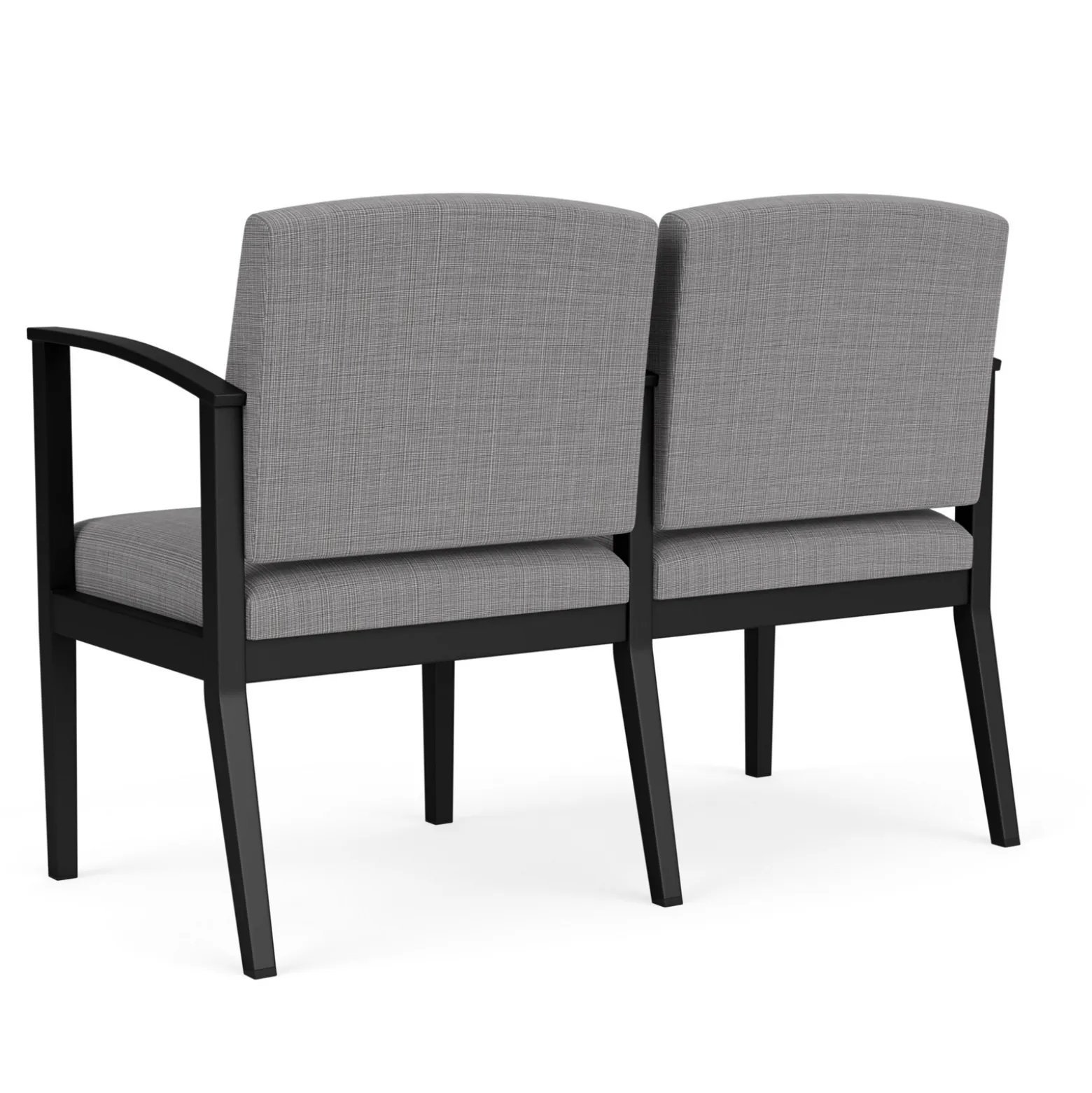 Mason Street Steel 2-Seater With Center Arm In Premium Upholstery
