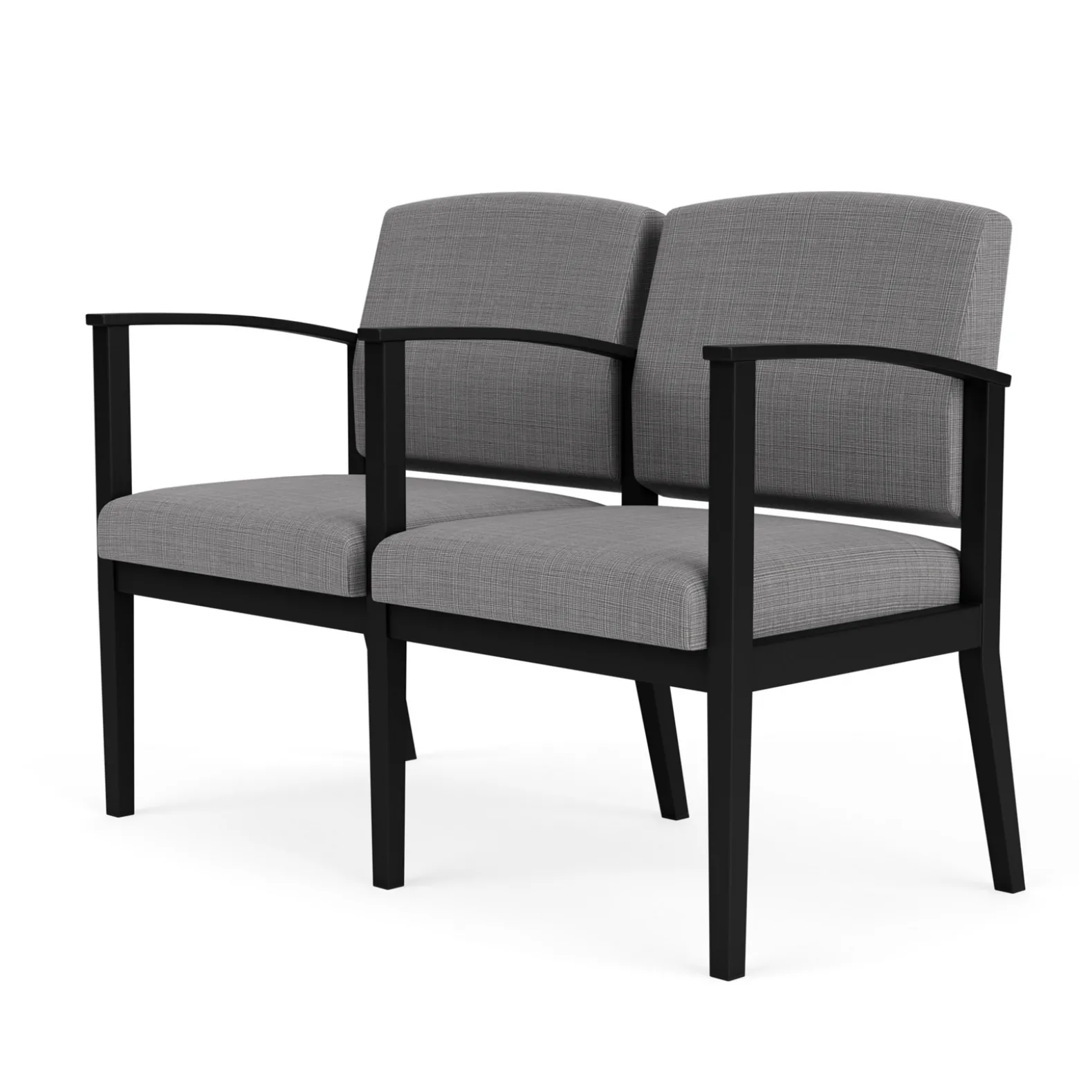 Mason Street Steel 2-Seater With Center Arm In Premium Upholstery