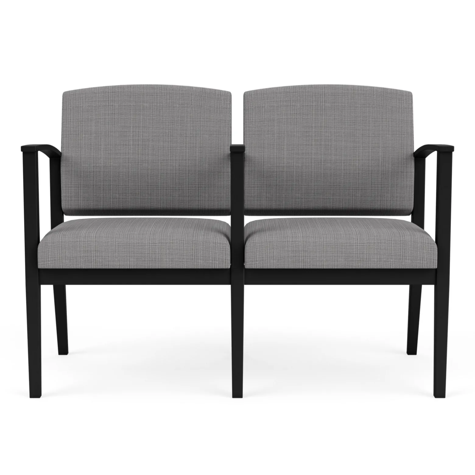 Mason Street Steel 2-Seater With Center Arm In Premium Upholstery
