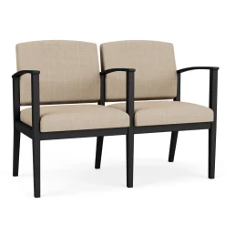 Mason Street Steel 2-Seater With Center Arm In Premium Upholstery