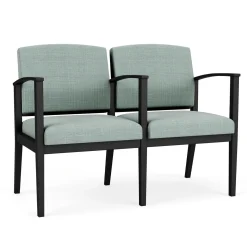 Mason Street Steel 2-Seater With Center Arm In Premium Upholstery