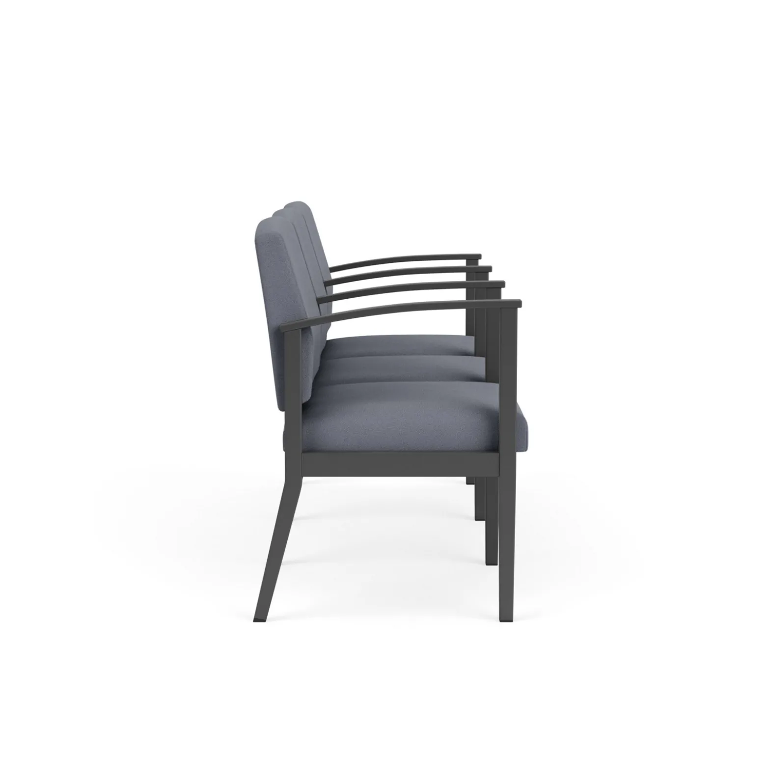 Mason Street Steel 3-Seater With Center Arms In Standard Upholstery
