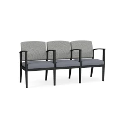Mason Street Steel 3-Seater With Center Arms In Standard Upholstery