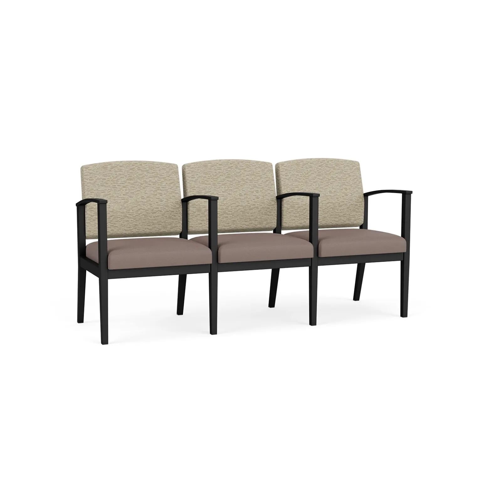 Mason Street Steel 3-Seater With Center Arms In Standard Upholstery