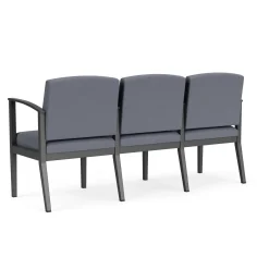 Mason Street Steel 3-Seater With Center Arms In Standard Upholstery
