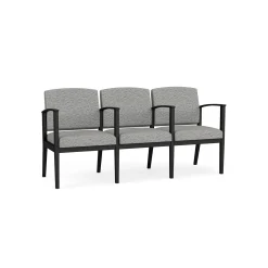 Mason Street Steel 3-Seater With Center Arms In Standard Upholstery